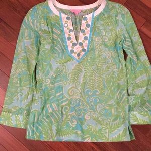 Lilly pulitzer tunic beaded